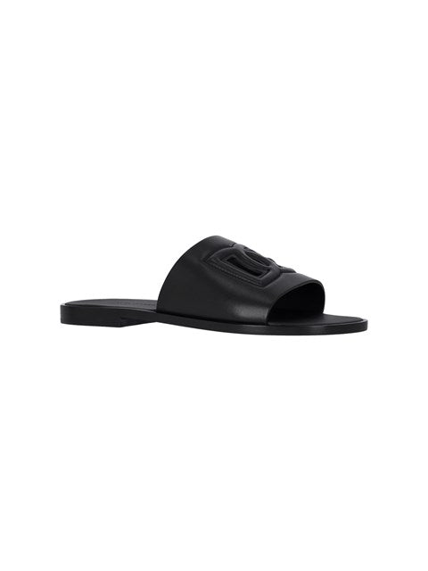 Dolce & Gabbana Men Slide Leather Sandals