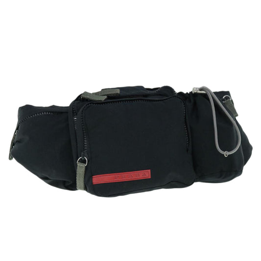 PRADA Sports Waist bag Nylon Black  am5433
