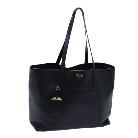 PRADA Tote Bag Leather Black 1BG046  am6062
