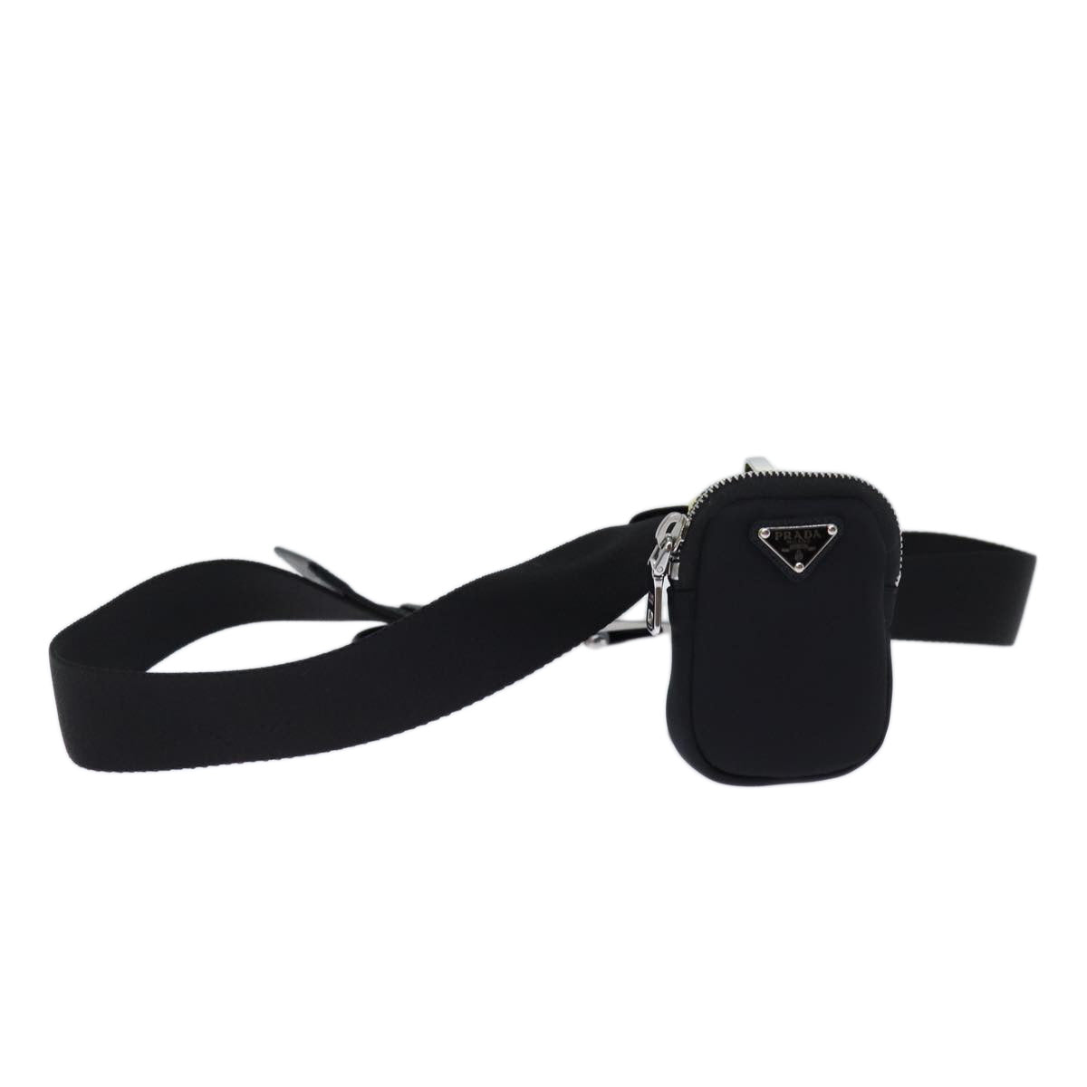 PRADA Belt Pouch Nylon Black 2CN074  am6111