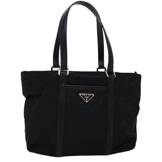 PRADA Tote Bag Nylon Black  am6226