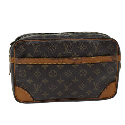 LOUIS VUITTON Monogram Compiegne 28 Clutch Bag M51845 LV am6270
