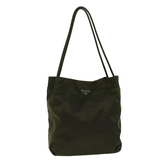 PRADA Shoulder Bag Nylon Khaki  am6293