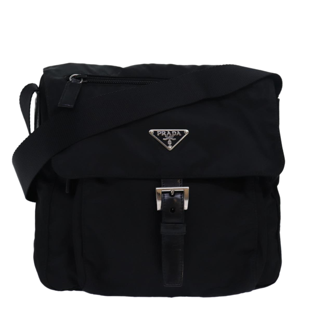 PRADA Shoulder Bag Nylon Black  am6471