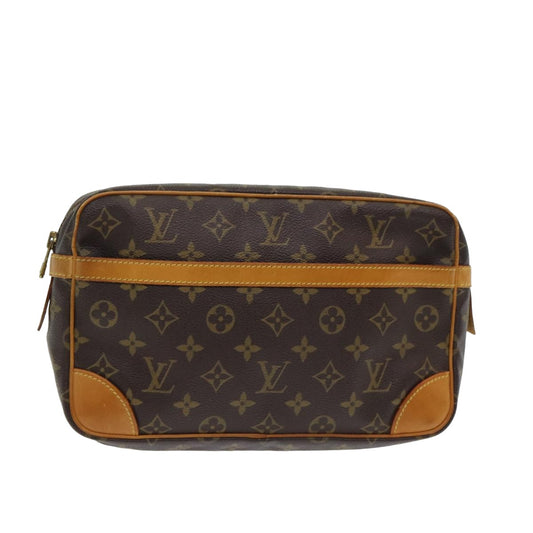 LOUIS VUITTON Monogram Compiegne 28 Clutch Bag M51845 LV am6523
