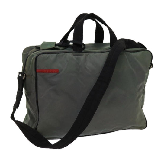 PRADA Boston Bag Nylon 2way Green  ar11180B