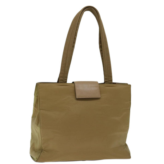 PRADA Hand Bag Nylon Beige  ar11574B