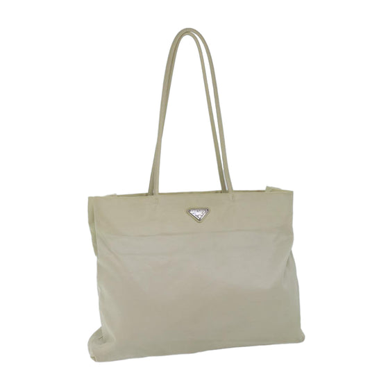PRADA Tote Bag Nylon Beige  ar11642B