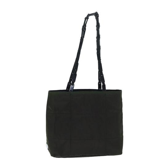 PRADA Shoulder Bag Nylon Khaki  ar11647B