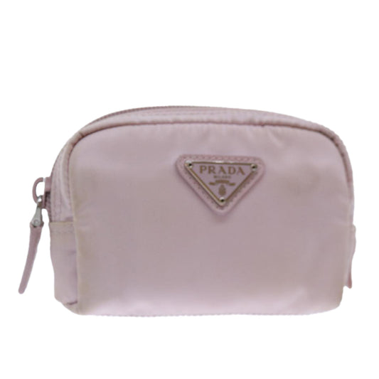 PRADA Pouch Nylon Pink  ar11679