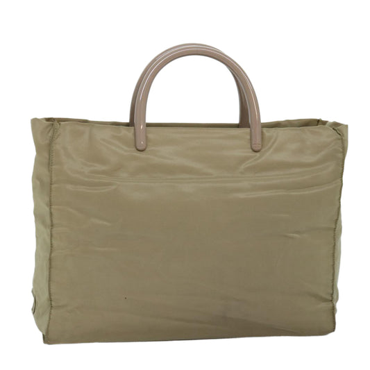 PRADA Hand Bag Nylon Beige  ar11788B