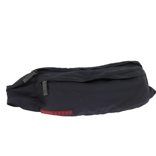 PRADA Sports Waist bag Nylon Gray  ar11818