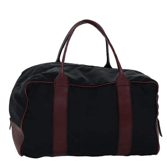 PRADA Boston Bag Nylon Black  ar11821
