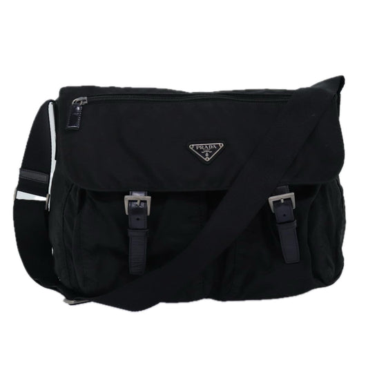 PRADA Shoulder Bag Nylon Black  ar11822