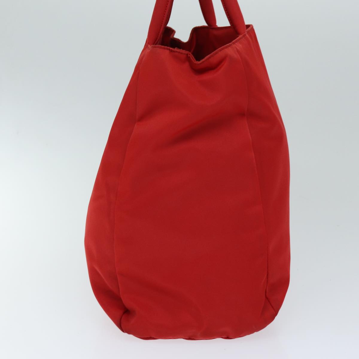 PRADA Hand Bag Nylon Red  ar11857