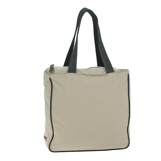 PRADA Sports Tote Bag Nylon Beige  ar11955B