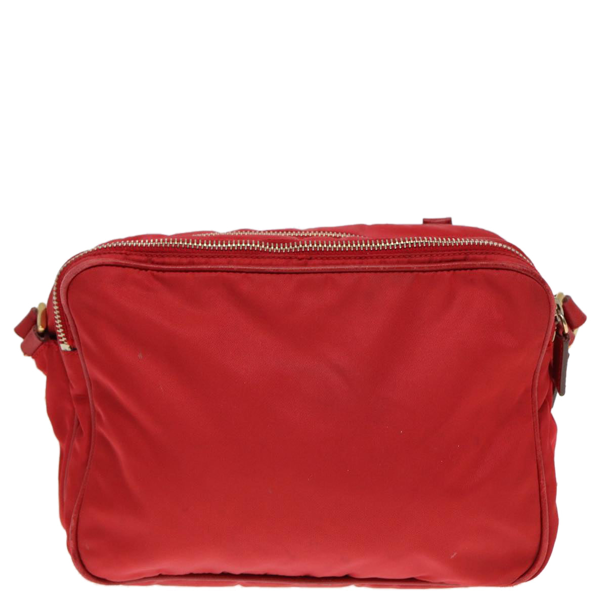 PRADA Shoulder Bag Nylon Red  ar11981