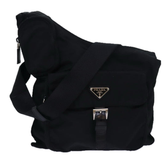 PRADA Shoulder Bag Nylon Black  ar11982