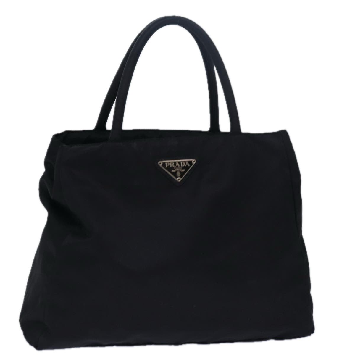 PRADA Hand Bag Nylon Black  ar11983