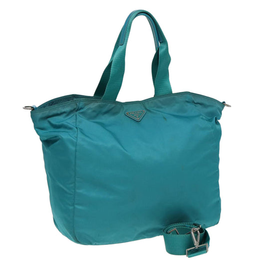 PRADA Hand Bag Nylon 2way Blue  ar12004