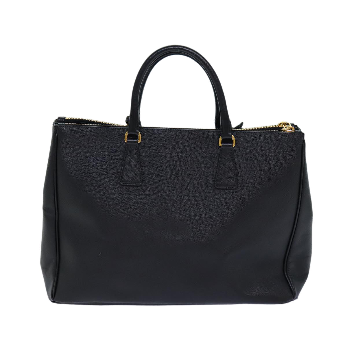 PRADA Hand Bag Safiano leather Black  ar12030