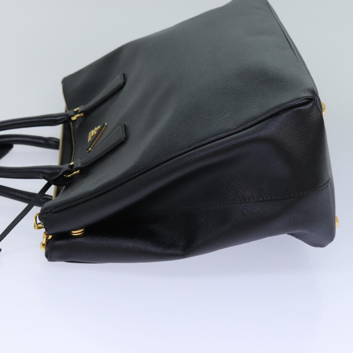 PRADA Hand Bag Safiano leather Black  ar12030
