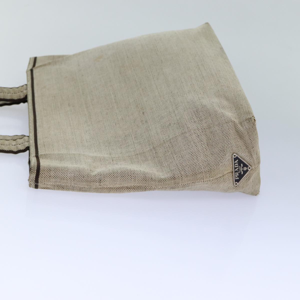 PRADA Tote Bag Canvas Gray  ar12035