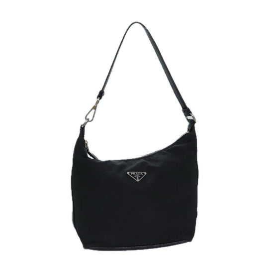 PRADA Shoulder Bag Nylon Black  ar12044