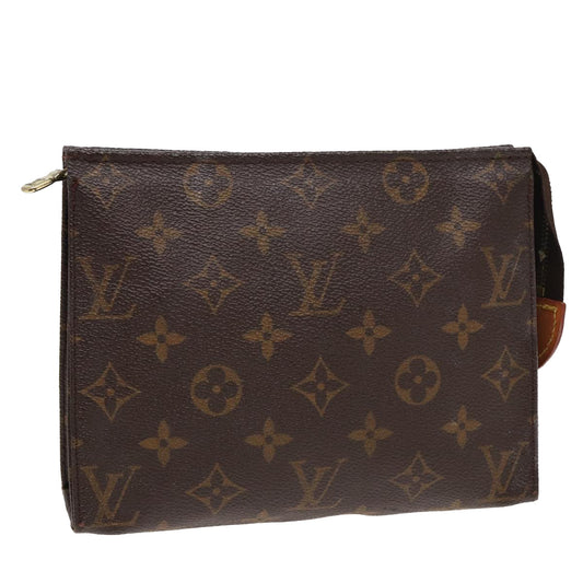 LOUIS VUITTON Monogram Poche Toilette 19 Pouch M47544 LV ar12065