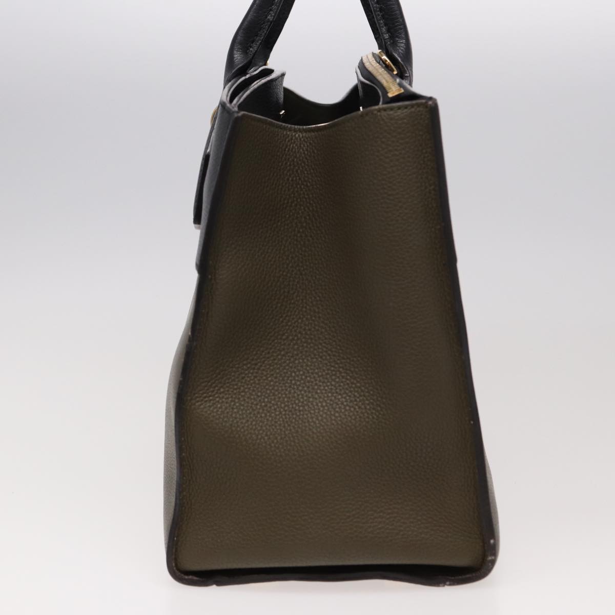 LOUIS VUITTON City Steamer MM Bag Leather 2way Black Green M54312 ar12078