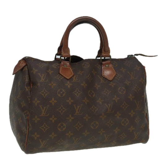 LOUIS VUITTON Monogram Speedy 30 Hand Bag Vintage M41526 LV ar12081