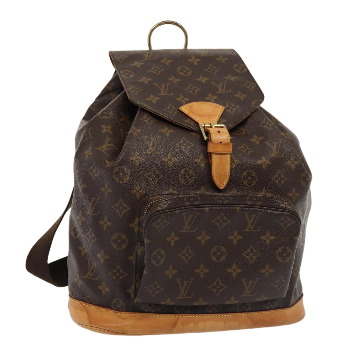 LOUIS VUITTON Monogram Montsouris GM Backpack M51135 LV ar12104