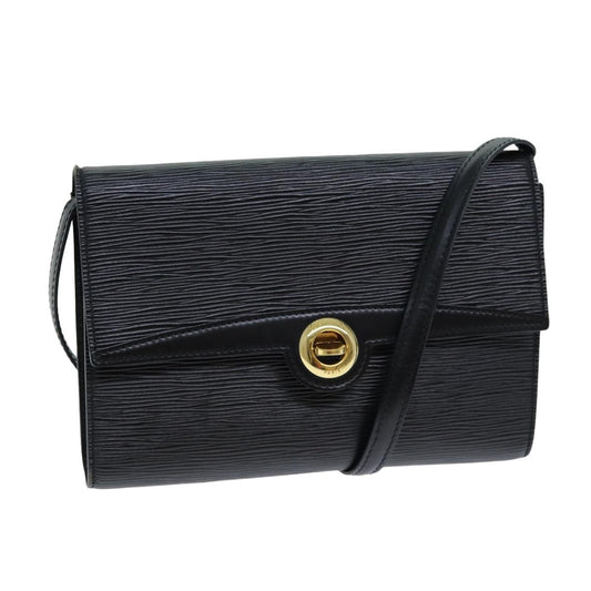 LOUIS VUITTON Epi Clutch Arsch Shoulder Bag 2way Black M52572 LV ar12129
