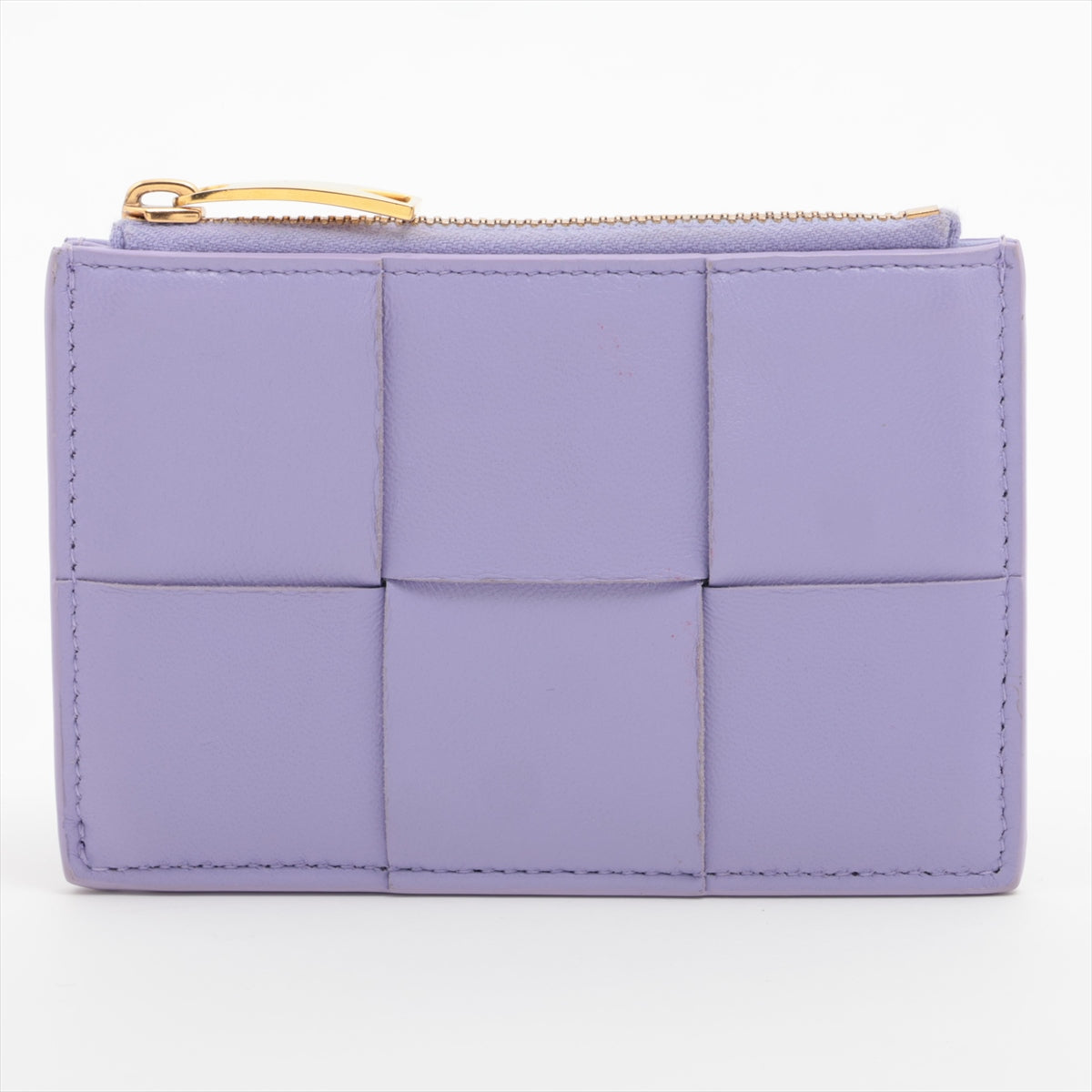 Bottega Veneta  Maxine Introduction Leather Coin Case Pearl