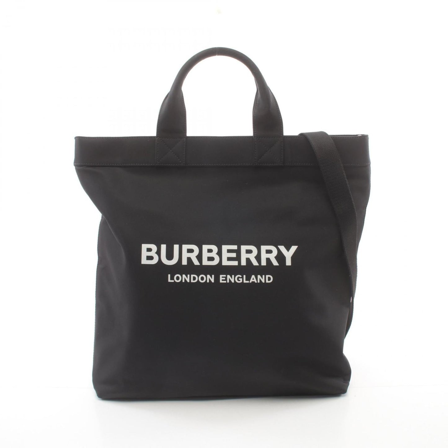Burberry  Nylon Leather Tote Bag ()