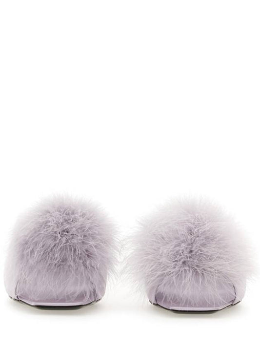 Saint Laurent Mule MAE in Satin Crepe 7182181UU001720 B0040191894