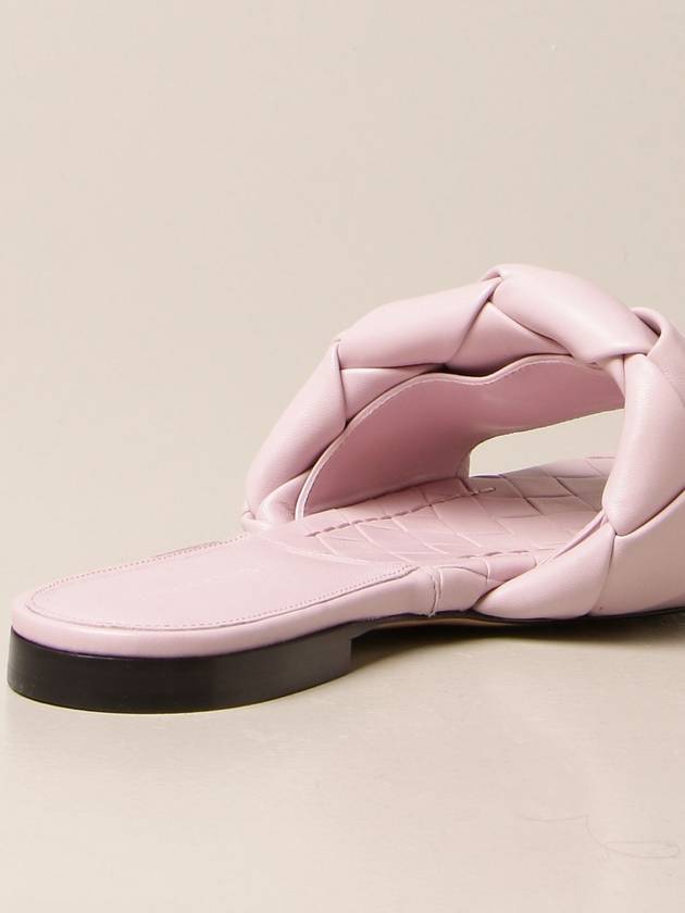 Bottega Veneta WoMen's Lido Leather Slippers Cameo