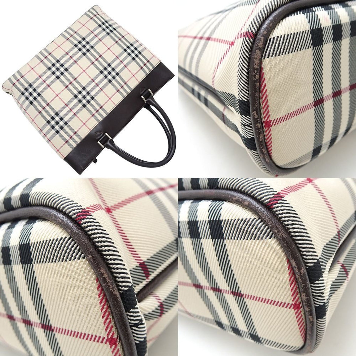 Burberry    Canvas Leather Handbag ()