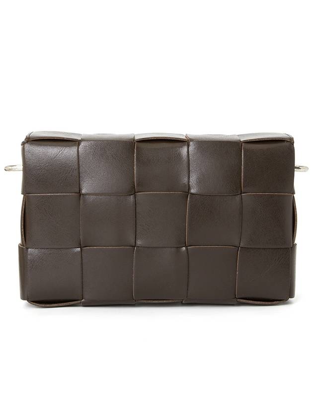 Bottega Veneta Cassette Versatil Strap Cross Bag Brown