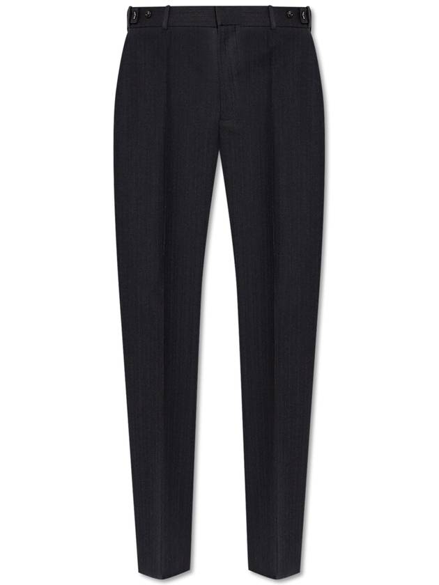 Bottega Veneta Bottega Veneta Wool Trousers, Women's, Grey