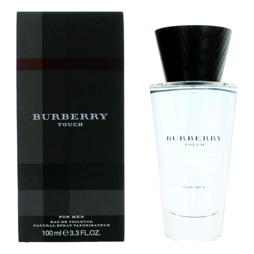 2pcs Touch by Burberry, 3.3 oz Eau De Toilette Spray for Men