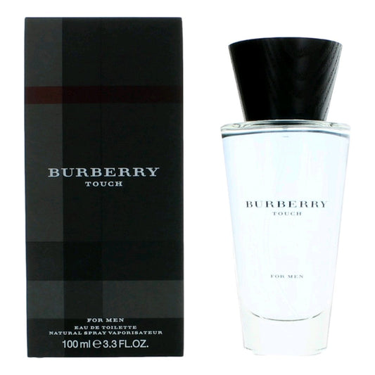 2pcs Touch by Burberry, 3.3 oz Eau De Toilette Spray for Men