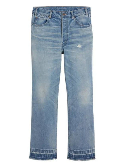 CELINE Wesley Zuma Wash Denim Jeans Blue