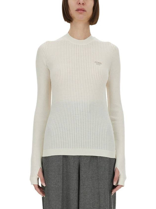 Fendi WOOL AND SILK SWEATER
