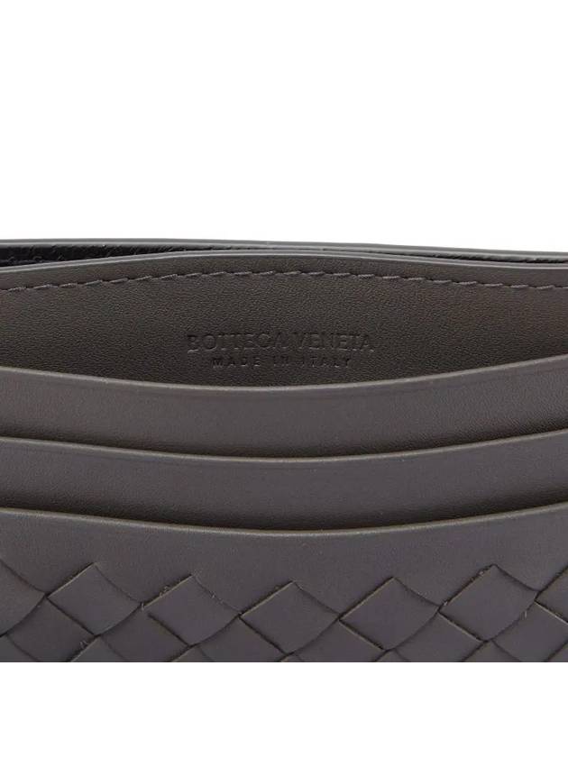 Bottega Veneta Intrecciato Card Wallet Grey