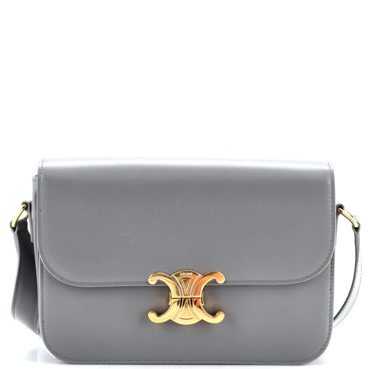 Celine Triomphe Shoulder Bag Smooth Calfskin Medium
