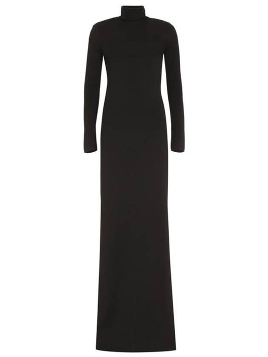 Saint Laurent midi dress 756253YAZA2 1000 BLACK