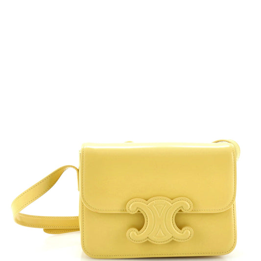Celine Triomphe Shoulder Bag Smooth Calfskin Teen