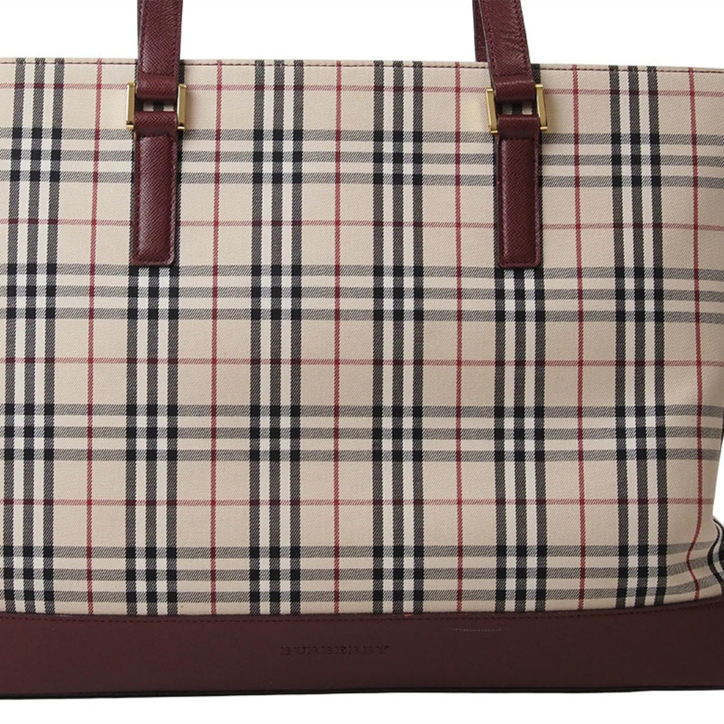 Burberry   Canvas Leather Tote Bag ()