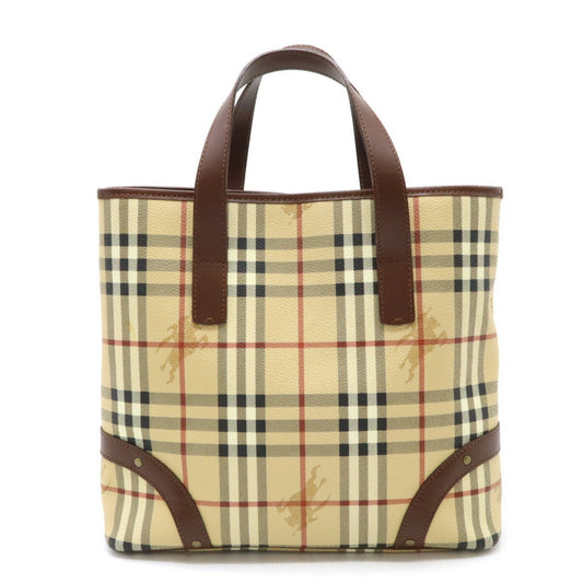 Burberry    Pvc Leather Handbag Tote Bag ()